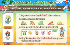 seashell costumes